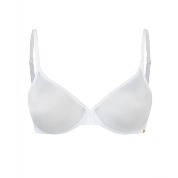 NEW GOSSARD glossie sheer bra in white - Picture 1 of 5